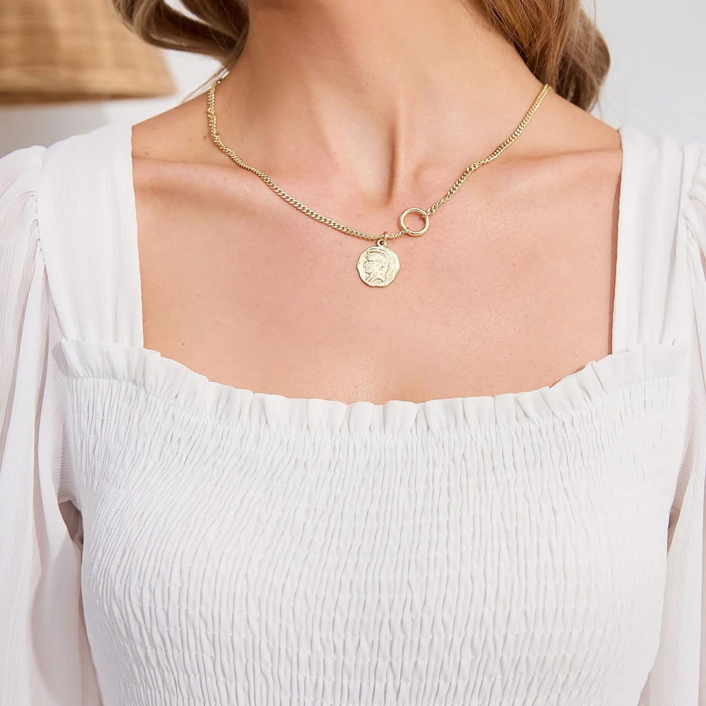 Byinns Women's 2024 Square Neck Ruffle Dress Long Sleeve Floral Print Tiered Tie Back Layered Swing Mini Dress