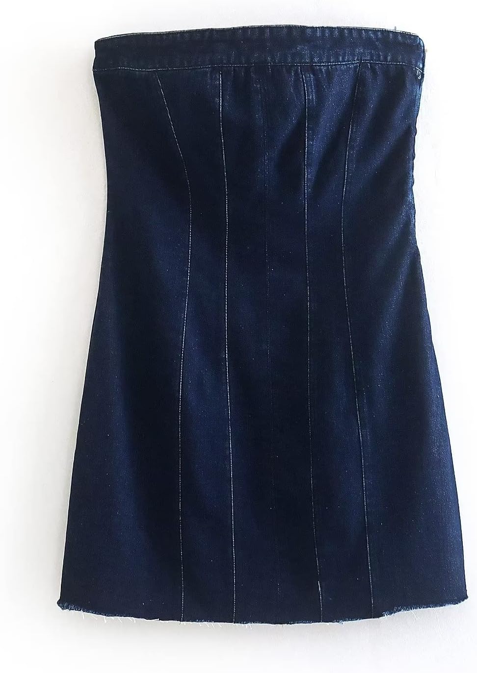 Sexy Denim Summer Dresses 2023 Women Y2k Clothing Jeans Tube Backless Bodycon Mini Dress Western Cowgirl Streetwear